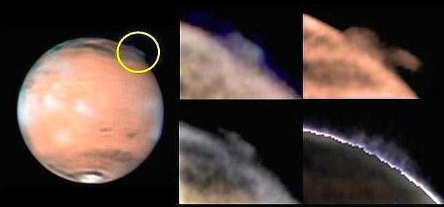 Revelan el misterio de una nube en Marte