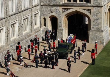 FOTOS | Inicia el cortejo fúnebre del príncipe Felipe, marido de Isabel II