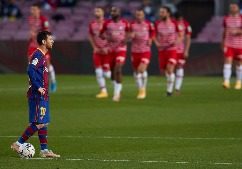 El Granada arruina la fiesta a un FC Barcelona que deja escapar el liderato