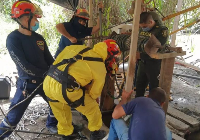 Rescatistas encuentran los cuerpos de dos mineros atrapados por inundación en Colombia
