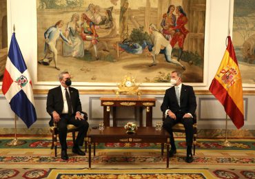 Presidente Abinader se reúne con el rey de España, Felipe VI