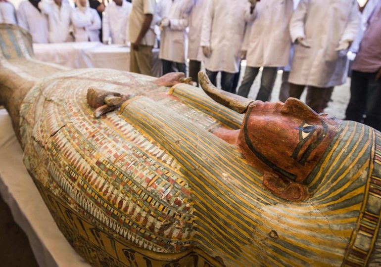 Ramsés II y Hatshepsut, en el desfile de las momias reales en El Cairo