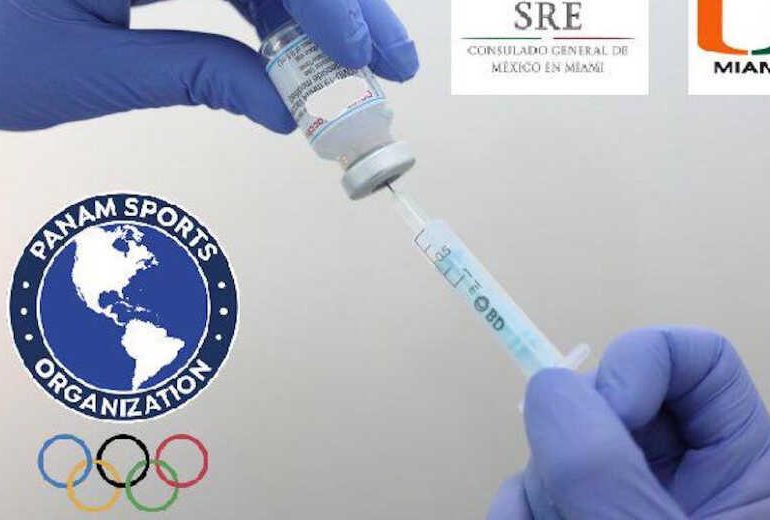 Panam Sports ofrece 4.000 vacunas a atletas y oficiales de las Américas para Tokio-2021