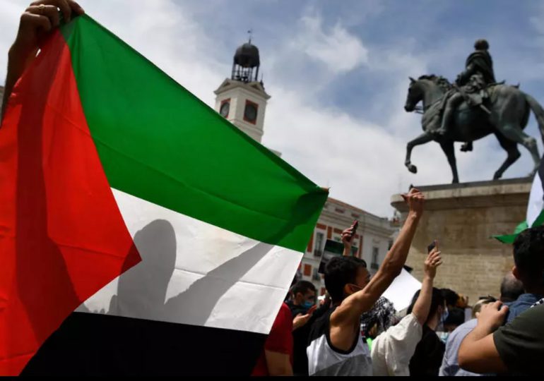 Unas 2.500 personas se manifiestan en Madrid por la causa palestina