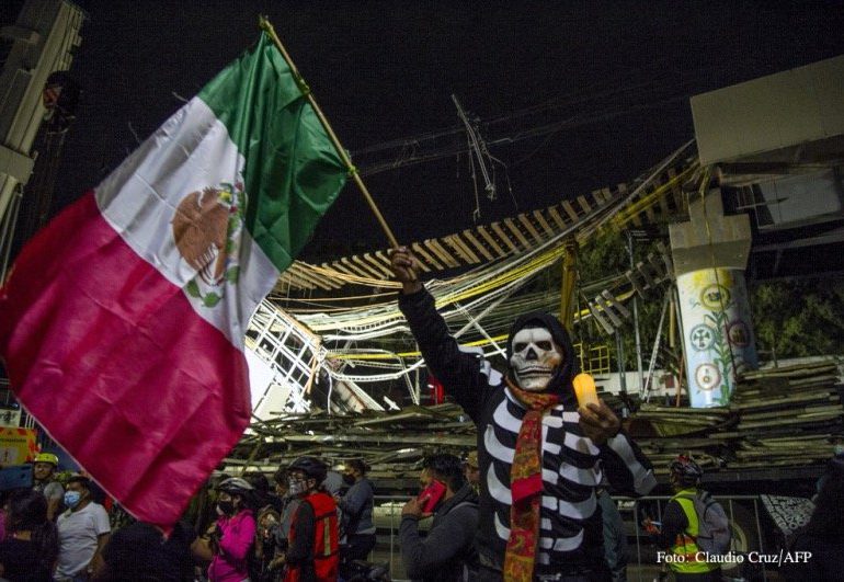 Manifestantes reclaman justicia tras accidente de metro en México, que suma nueva víctima