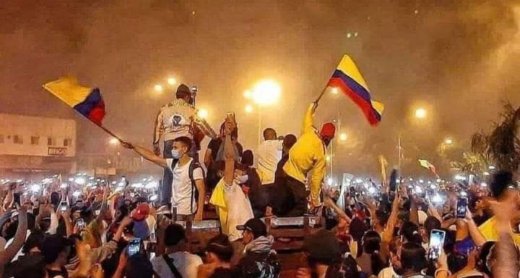 En videos, lo que sucede en Colombia