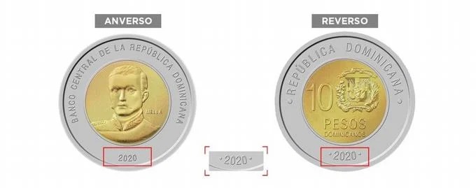 Banco Central anuncia circulación de una nueva moneda de RD$10.00