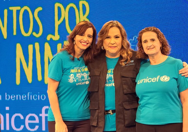 Teletón de UNICEF recauda 3,267,000 para apoyar programas sociales en RD