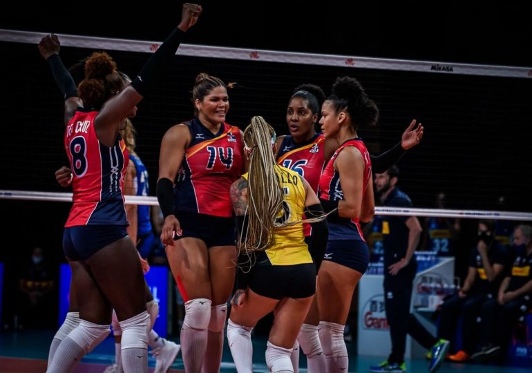 Las Reinas del Caribe logran sexto triunfo; vencen a Italia en Liga de Naciones