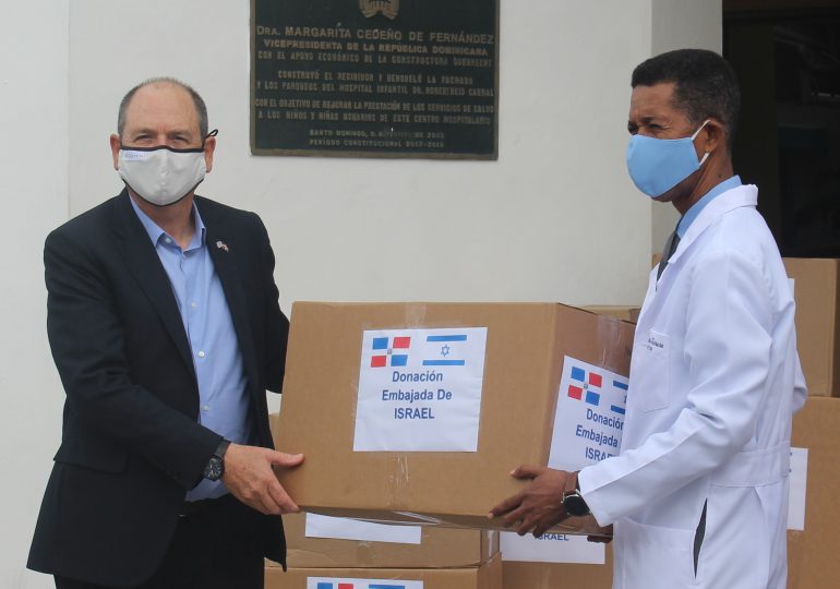 Israel dona insumos médicos contra el Covid -19 al Hospital Infantil Dr. Robert Reid Cabral