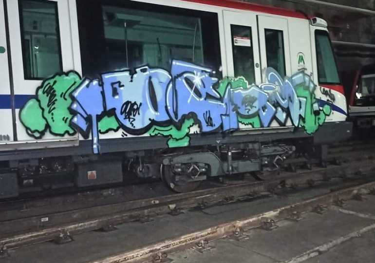 Autoridades investigan  “acto vandálico” contra vagones del Metro de Santo Domingo