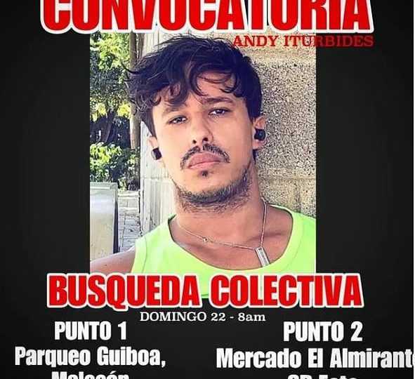 Convocan búsqueda colectiva por el actor desaparecido Andy Iturbides