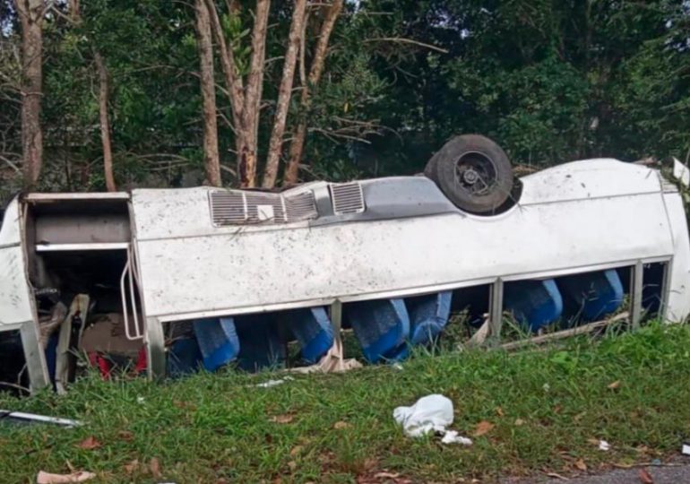 Un muerto y 16 heridos en accidente ocurrido en la autovía de Samaná