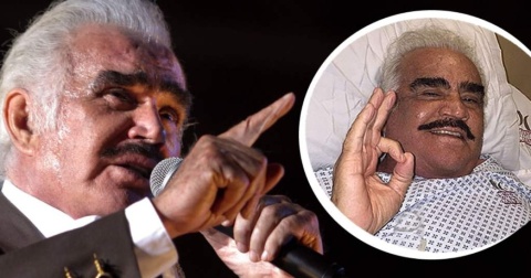 Cantante mexicano Vicente Fernández recupera ligera movilidad tras caída