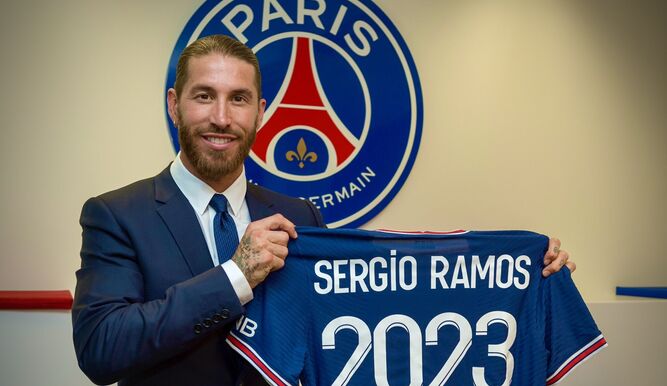 El debut de Sergio Ramos con PSG está previsto para septiembre