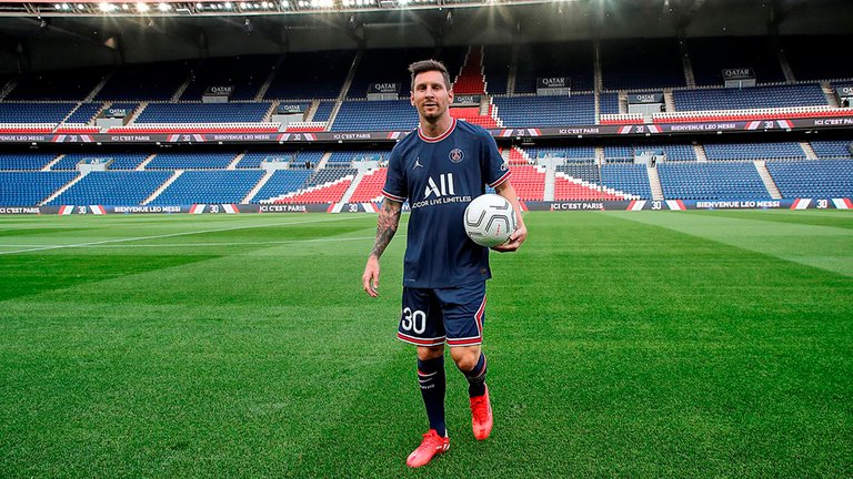 PSG presenta a Lionel Messi y todos sus refuerzos en el Parque de los Príncipes