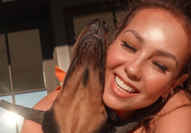 Acusan a Thalía de abuso animal tras publicar estas fotos con su mascota