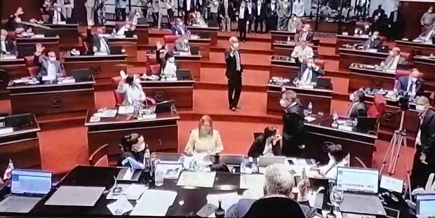 VIDEO | Senadores aprueban 45 días más de estado de emergencia