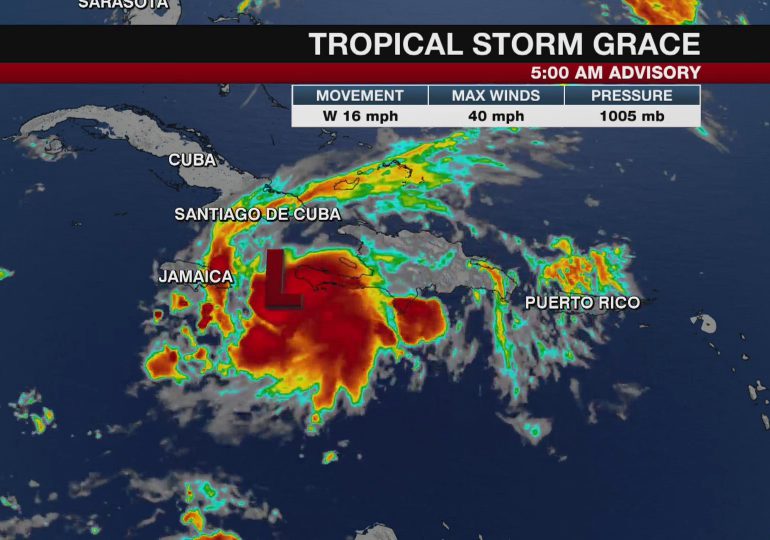 VIDEO | Onamet: Grace se fortalece como tormenta y se dirige a Jamaica;  mantienen las alertas y los avisos