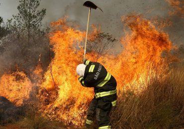 Incendio forestal arrasa parque estatal en Sao Paulo