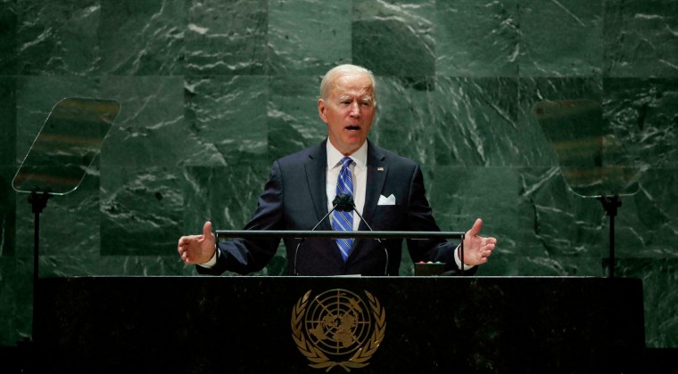 Biden dice en la ONU que no quiere una "Guerra Fría" con China
