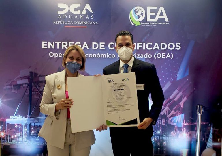 DGA y la OEA certifican a lotería Loteka como operador económico autorizado en el país