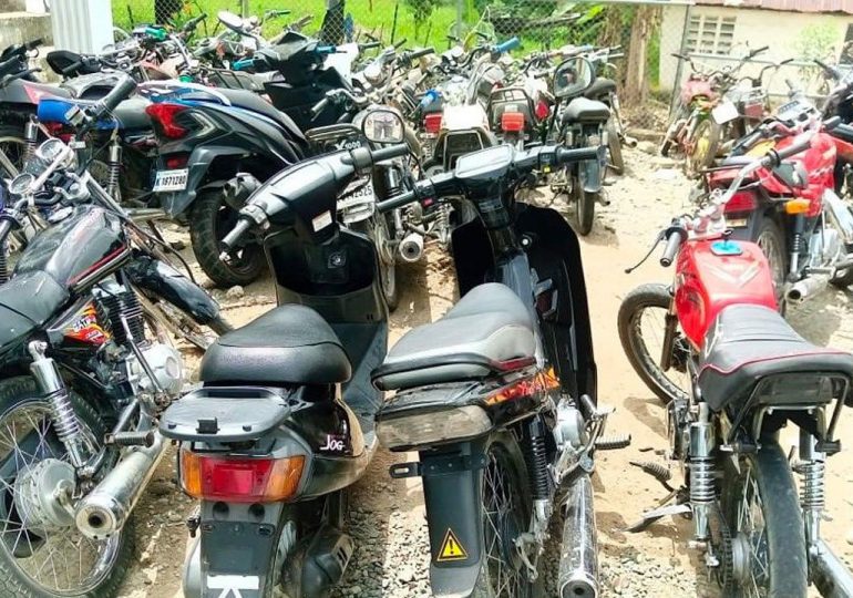 Policía Nacional informa recuperación de 1,032 motocicletas robadas