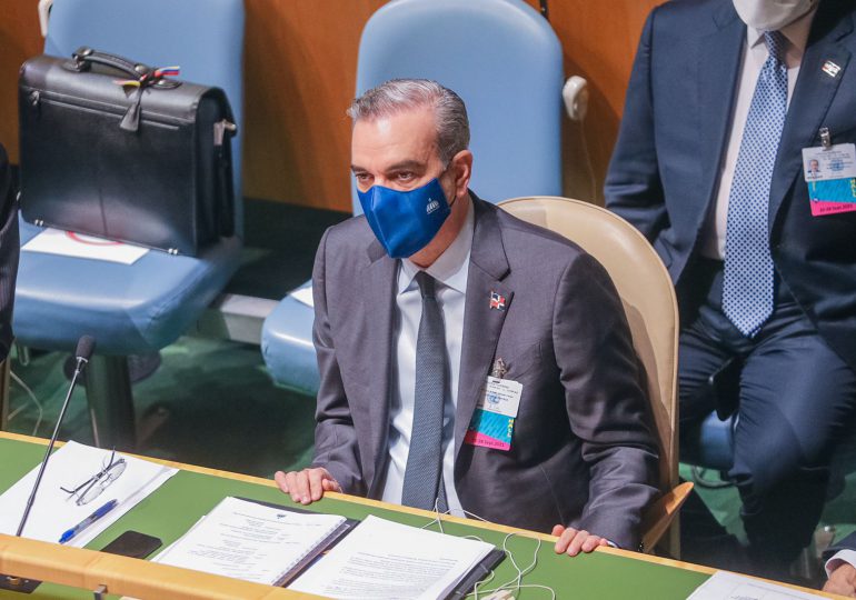 Presidente Luis Abinader habla hoy ante la Asamblea General de la ONU