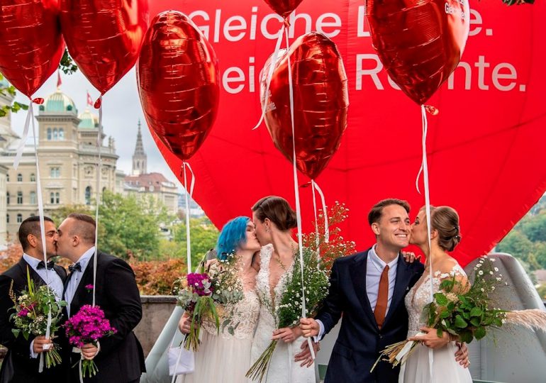 Suiza dice sí al matrimonio homosexual en un referéndum