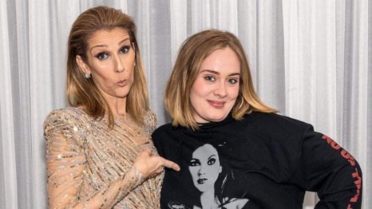 Vídeo| Adele revela que guarda un chicle usado de Celine Dion