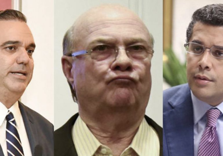 Luis Abinader, David Collado e Hipólito Mejía, líderes que más representan al PRM, según encuesta
