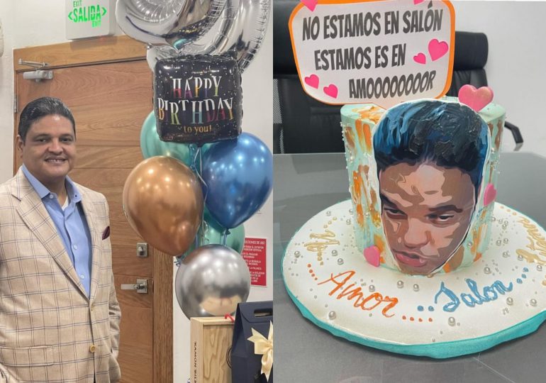 Director del COE cumple 55 años de vida y lo celebra con un pastel que lo identifica "estamos es en amoooor"