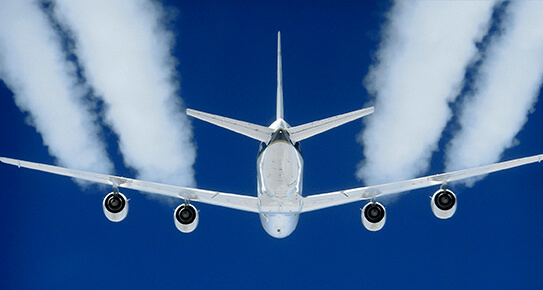 Las aerolíneas se comprometen a "cero emisión neta de CO2" para 2050