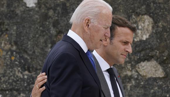 Biden y Macron se reconcilian en Roma tras disputa por los submarinos