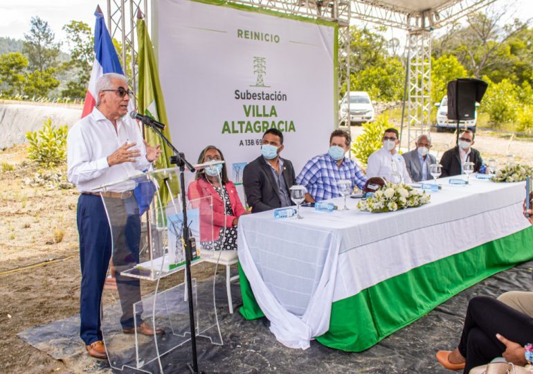 VIDEO | ETED reinicia construcción de subestación en Villa Altagracia