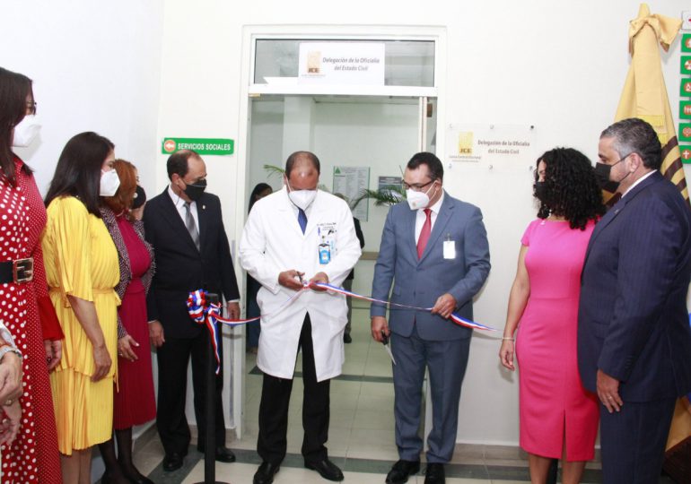 JCE inauguró Delegación del Estado Civil en Hospital Marcelino Vélez