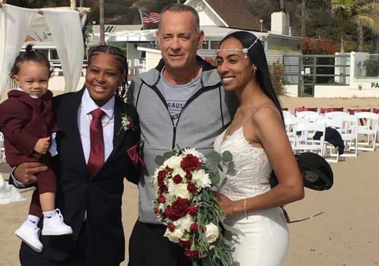 Tom Hanks se cuela en una boda y sorprende a los novios