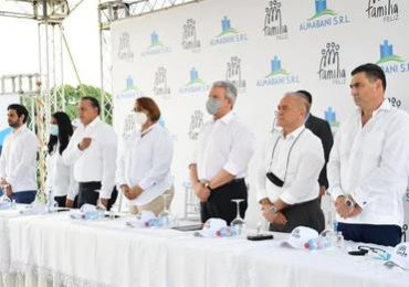 Gobierno deja iniciado proyecto habitacional vivienda feliz en el municipio de Nigua