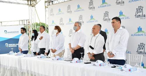 Gobierno deja iniciado proyecto habitacional vivienda feliz en el municipio de Nigua