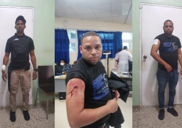 Vídeo|Hombre que recibió disparo en una pierna por policía, había agredido a agentes con un vidrio de botella