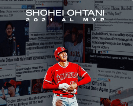 Japonés Ohtani y estadounidense Harper, elegidos MVP de las Grandes Ligas