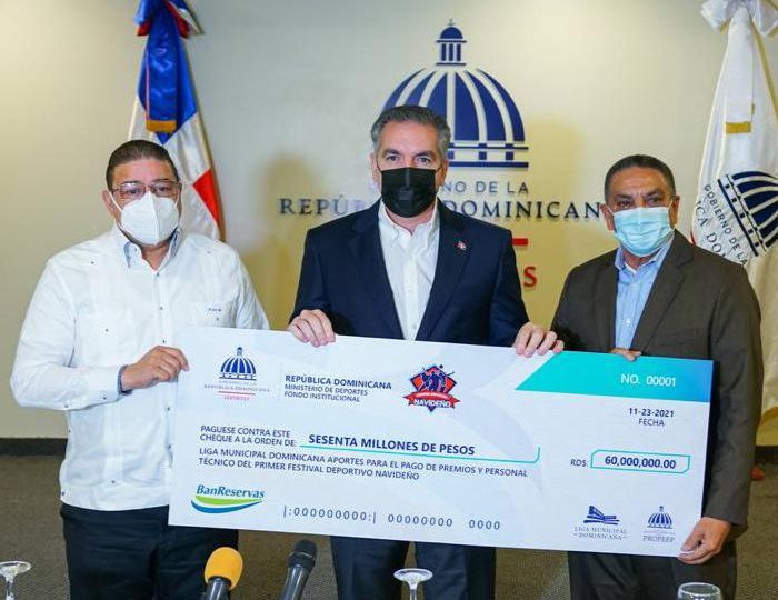 Gobierno entrega 60 millones de pesos para el Festival Deportivo Navideño