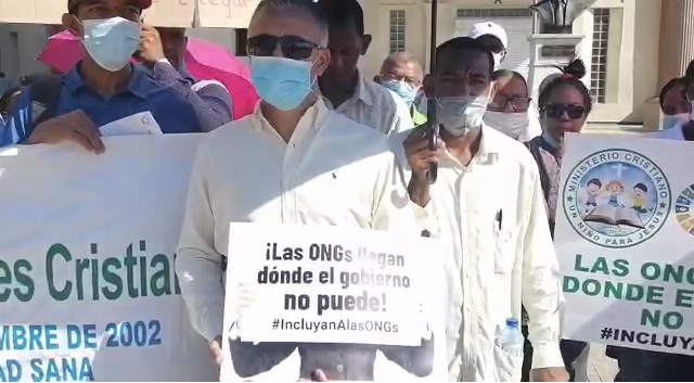 VIDEO | Manifestantes reclaman 320 ONG fueron excluidas del presupuesto 2022