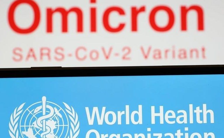 OMS:Variante ómicron representa "un riesgo muy alto" para el mundo