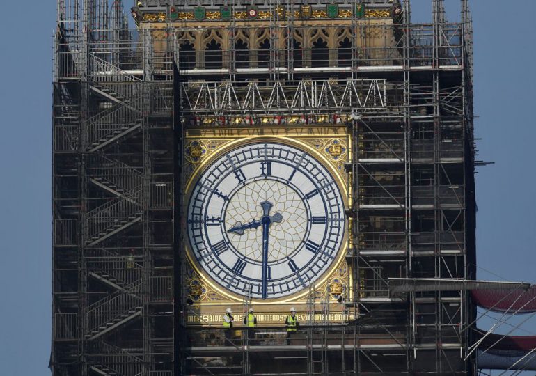 El Big Ben repicará en Nochevieja sin haber finalizado su restauración