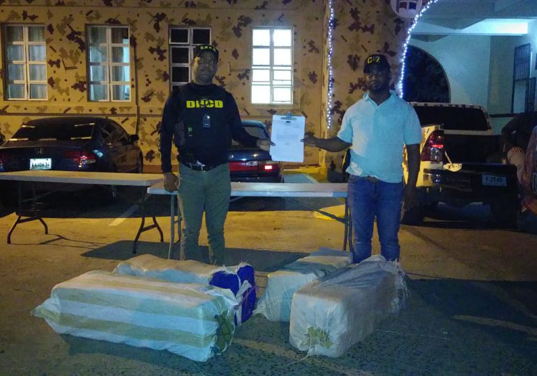 CESFRONT decomisa 29 pacas de presumible marihuana en Dajabón