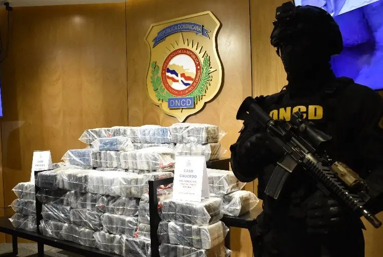 DNCD ocupa cocaína llegó desde Estados Unidos