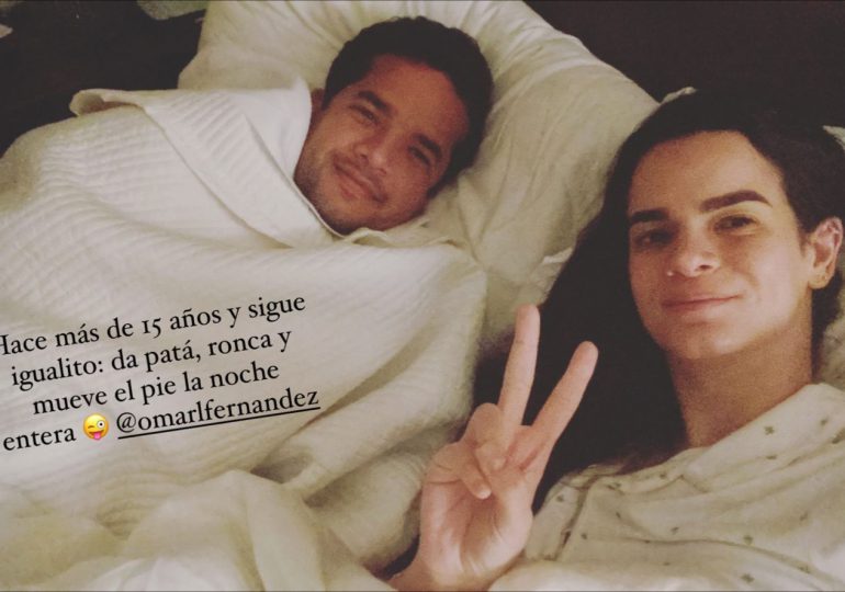 Nicole Fernández revela hábitos de dormir de Omar no han cambiado en 15 años