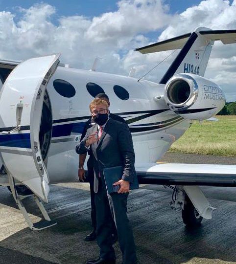 Jet Helidosa trasladó a Haití comisión USA para liberar rehenes