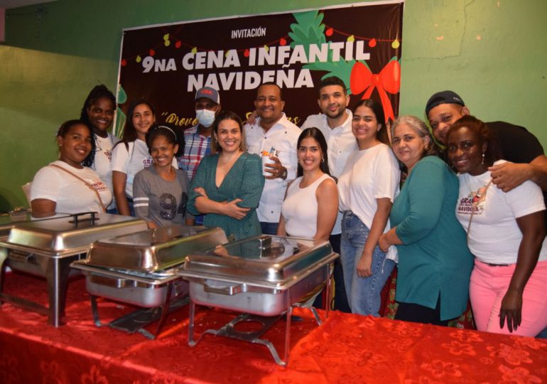 Carlos Valdez realiza cena para niños de escasos recursos en Haina